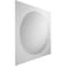 Ekena Millwork Sloane EnduraWall Decorative 3D Wall Panel, White, 19 5/8"W x 19 5/8"H WP20X20SNWH - alternate 3